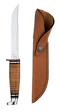 Case XX #00381 - Leather Hunter w/Leather Sheath