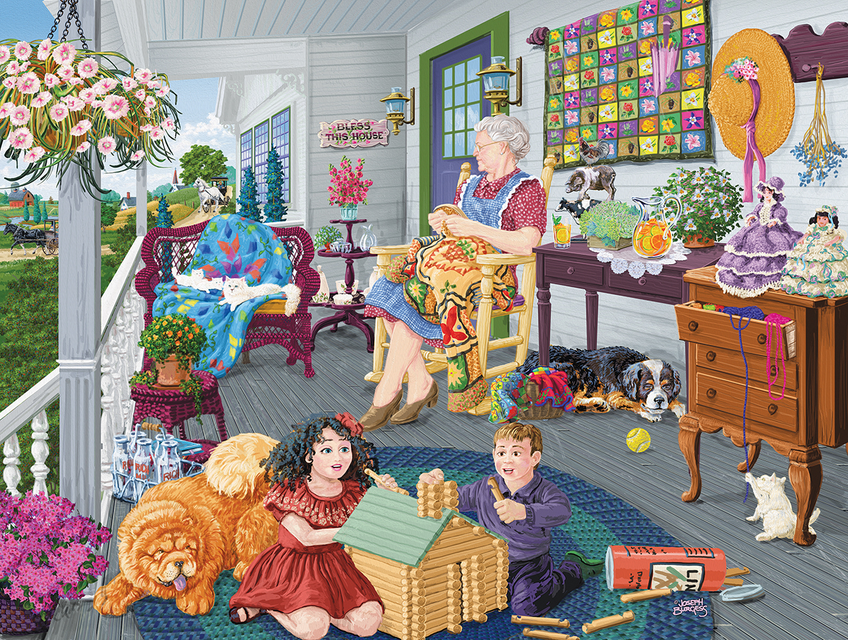 SunsOut Puzzle - #38980 A Visit to Grandma's - 1000pc Jigsaw Puzzle