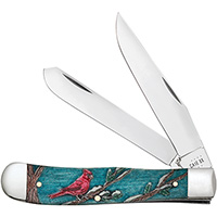 Case XX #39159 - Trapper - Cardinal Embellished, Natural Bone