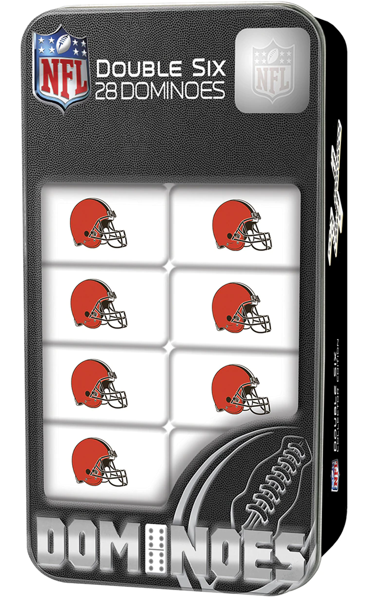 Leanin' Tree/Masterpieces Game - #42030 NFL Cleveland Browns Dominoes Double Six