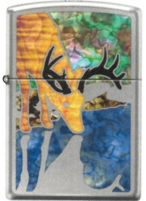 Zippo - #44486 Buck Fusion Hi-Polished Chrome Lighter