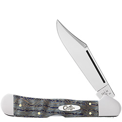 Case XX #47494 - Copperlock - Blue Curly Oak Wood