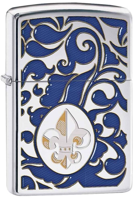 Zippo - #48249 Fleur de Lys Lighter