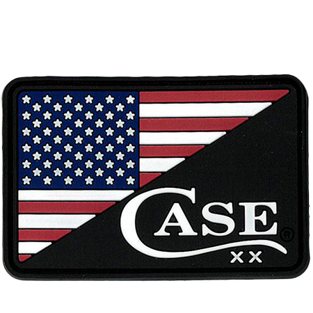 Case XX #50325 - Case Velcro Patch - Case Logo w/American Flag