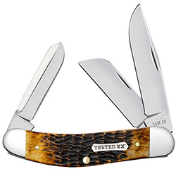 Case XX #51393 - Sowbelly - Burnt Amber Bone, Rogers Jig