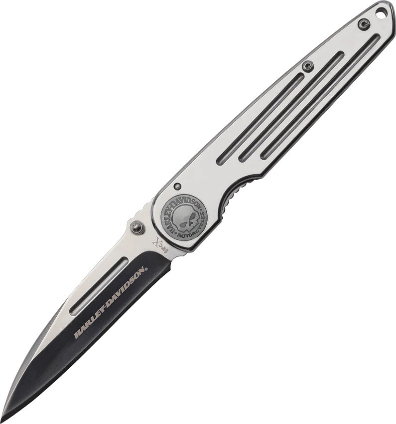 Case XX #52110 - Harley Davidson Tec-X Framelock Folding Pocket Knife