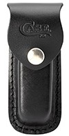 Case XX #52236 - Case Black Leather Embossed Sheath, Medium