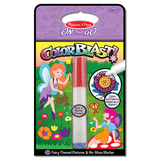 5355 - Melissa & Doug Colorblast Book: On-the-Go Travel Activity - Fairies