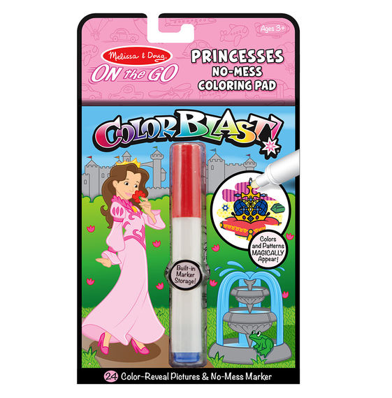 5356 - Melissa & Doug Colorblast Book: On-the-Go Scratch Art - Princesses