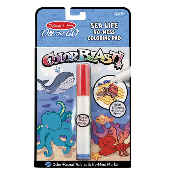 5358 - Melissa & Doug Colorblast: On-the-Go Scratch Art - Sea Life