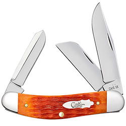 Case XX #57532 - Sowbelly - Tequila Sunrise Bone - Crandall Jig