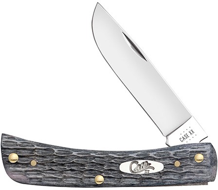 Case XX #58412 - Sodbuster - Pocket Worn Gray Bone Crandall Jig