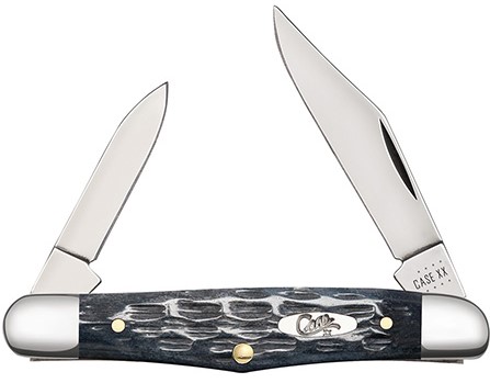 Case XX #58416 - Half Whittler, Pocket Worn Gray Bone Crandall Jig