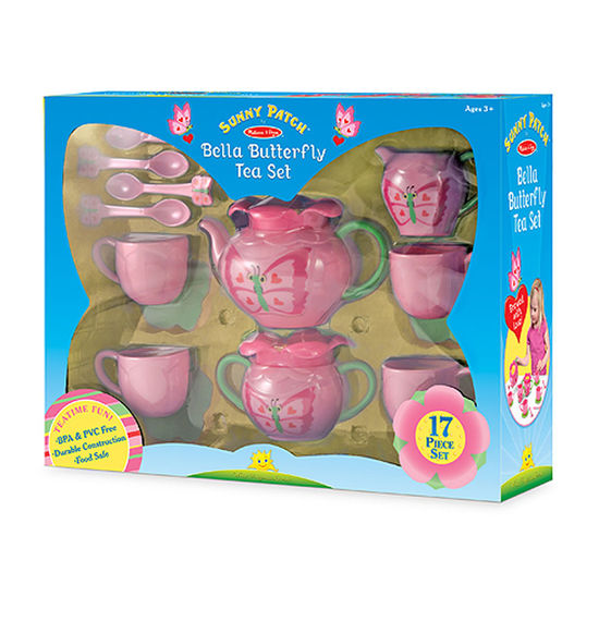 6181 - Melissa & Doug Bella Butterfly Pretend Play Tea Set