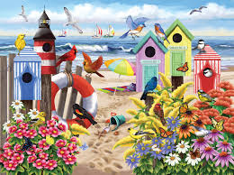 SunsOut Puzzle - #63002 At Home By The Sea - 1000pc Puzzle