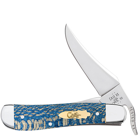 Case XX #63734 - Russlock - Blue Sycamore Wood, Smooth