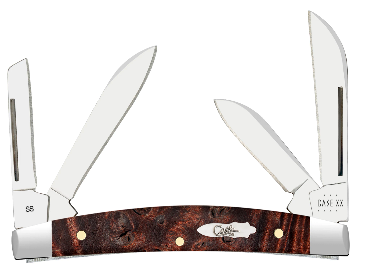 Case XX #64069 - Small Congress - Brown Maple Burl - 2023 VAULT RELEASE