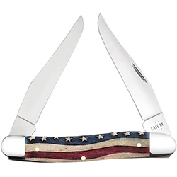 Case XX #64143 - Muskrat - Star Spangled Natural Bone
