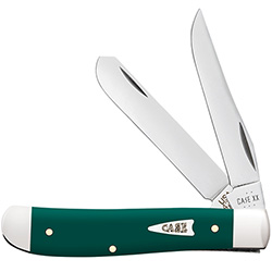 Case XX #64531 - Mini Trapper - Spruce Green, Smooth Synthetic 