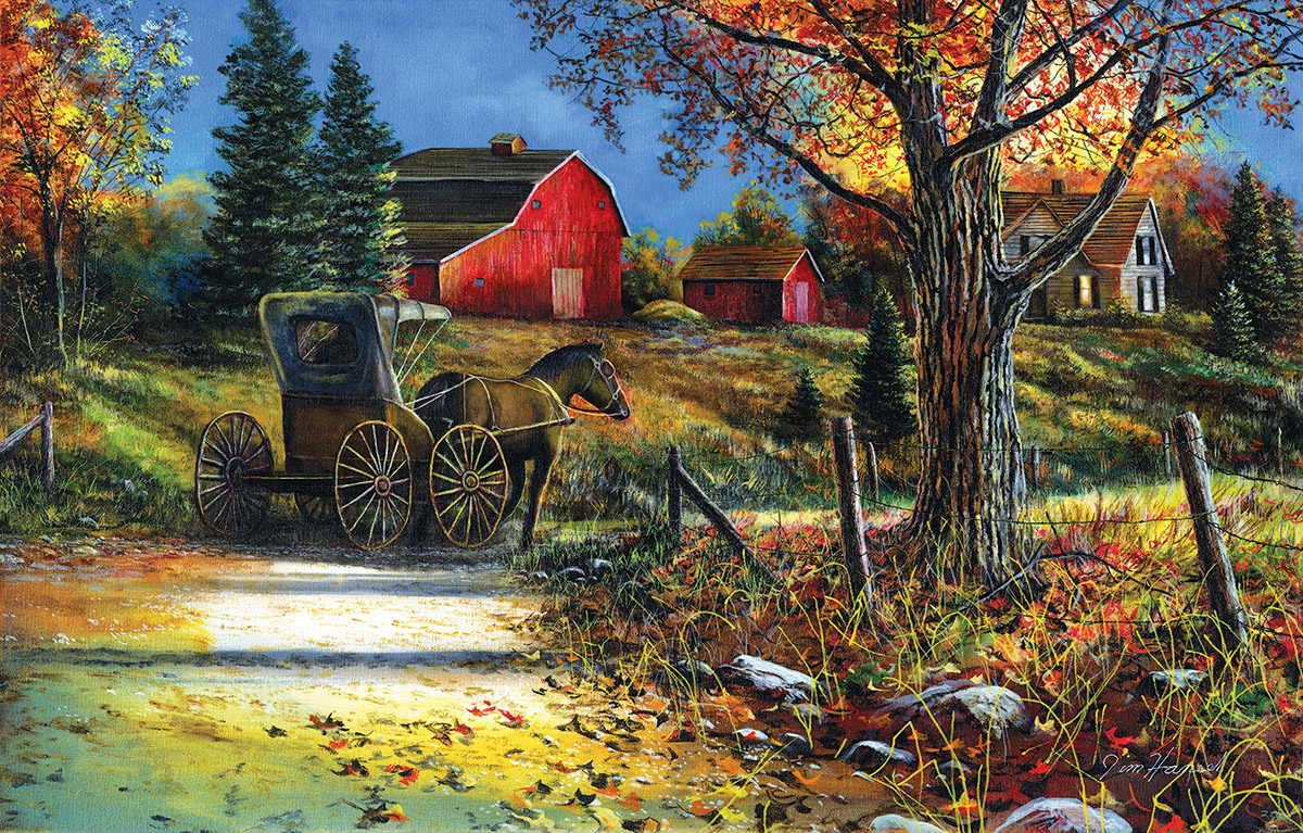 SunsOut Puzzle - #67393 Country Roadside - 1000pc Jigsaw Puzzle