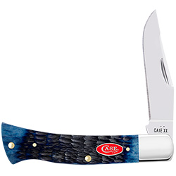 Case XX #06888 - Axe Handle - Navy Blue Bone, Rogers Jig 