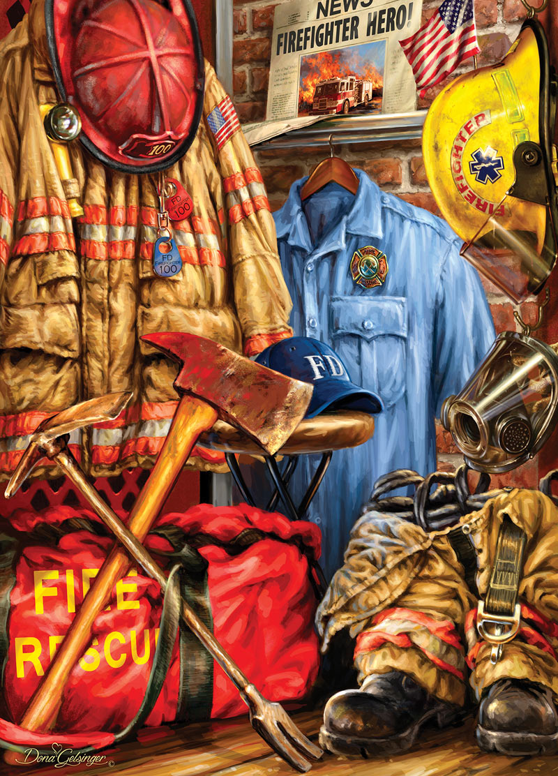 Leanin' Tree/MasterPieces Puzzle - #71511 Hometown Heroes: Fire & Rescue - 1000pc Jigsaw Puzzle