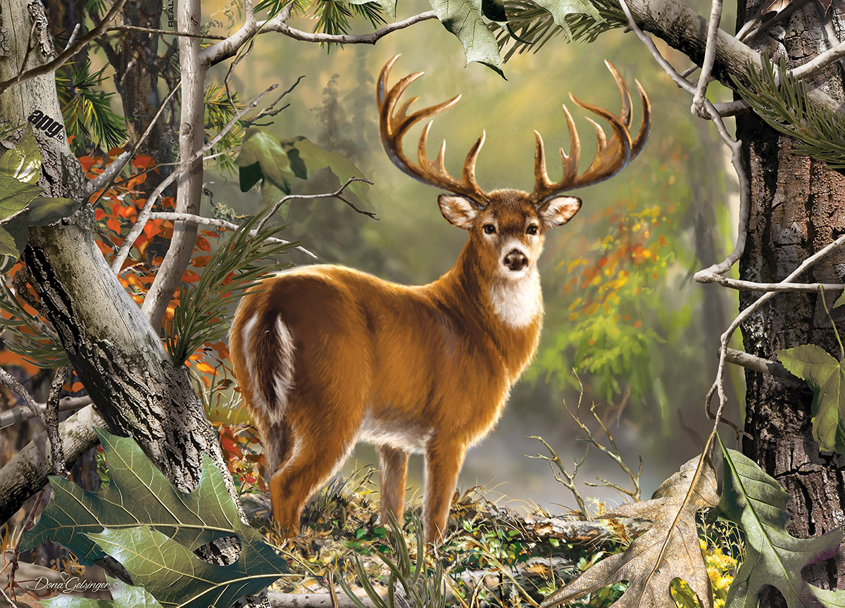 Leanin' Tree/MasterPieces Puzzle - #71751 - REALTREE: Backcountry Buck - 1000pc Jigsaw Puzzle