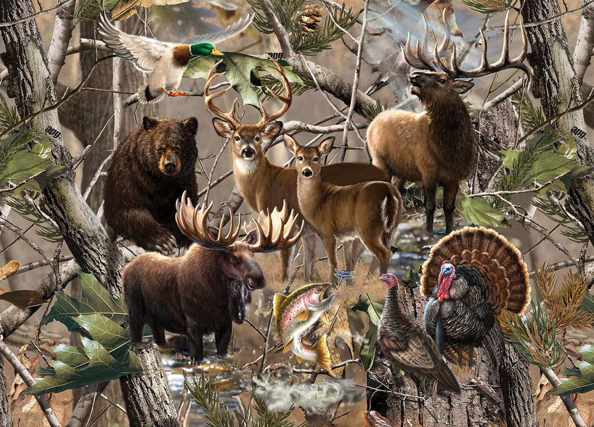 Leanin' Tree/MasterPieces Puzzle - #71753 REALTREE: Open Season - 1000pc Jigsaw Puzzle