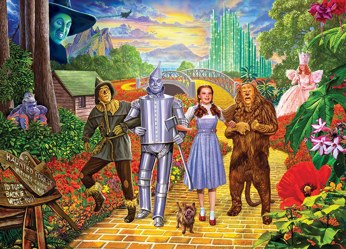 Leanin' Tree/MasterPieces Puzzle - #71939 The Wizard of Oz: Off to See the Wizard - 1000pc Jigsaw Puzzle