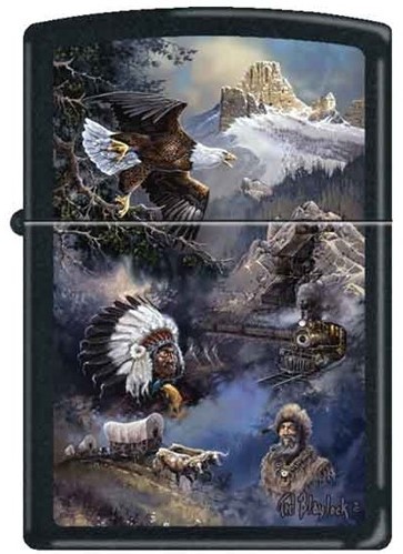 Zippo - #71991 Spirit of the West Lighter by Ted Blaylock