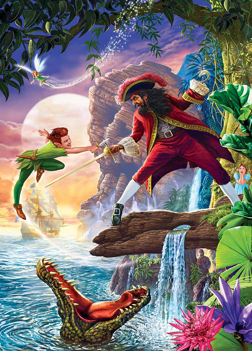 Leanin' Tree/MasterPieces Puzzle - #72018 Classic Fairytales: Peter Pan - 1000pc Jigsaw Puzzle