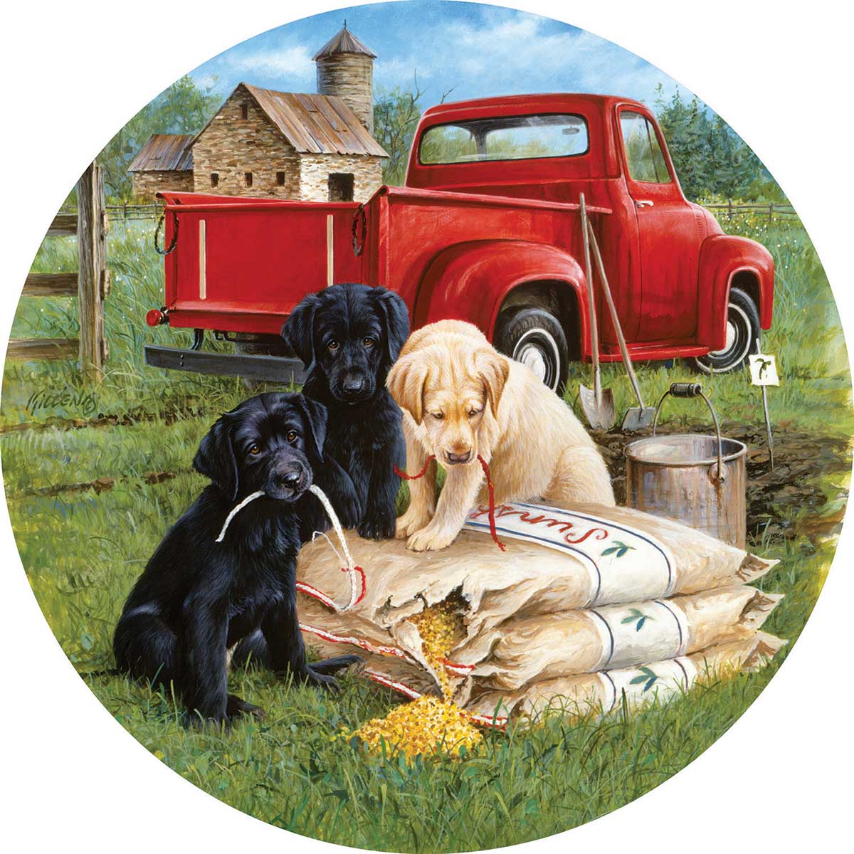 SunsOut Puzzle - #73441 Seeds of Mischief - 500pc Jigsaw Puzzle 