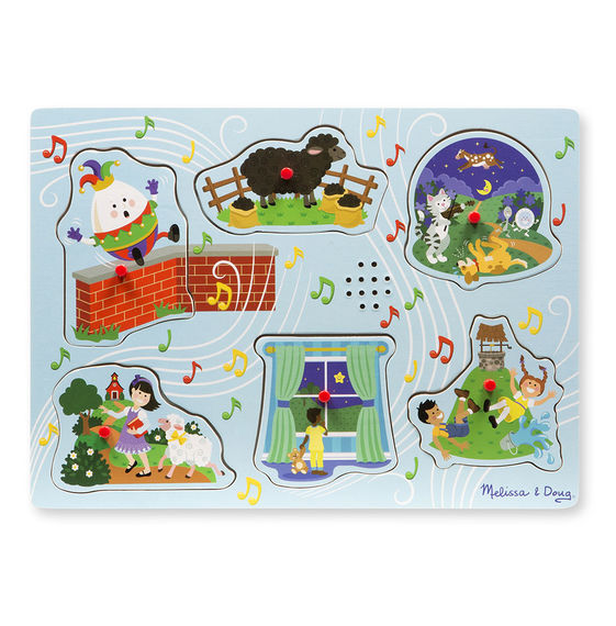 737 - Melissa & Doug Sing-Along Nursery Rhymes Sound Puzzle 