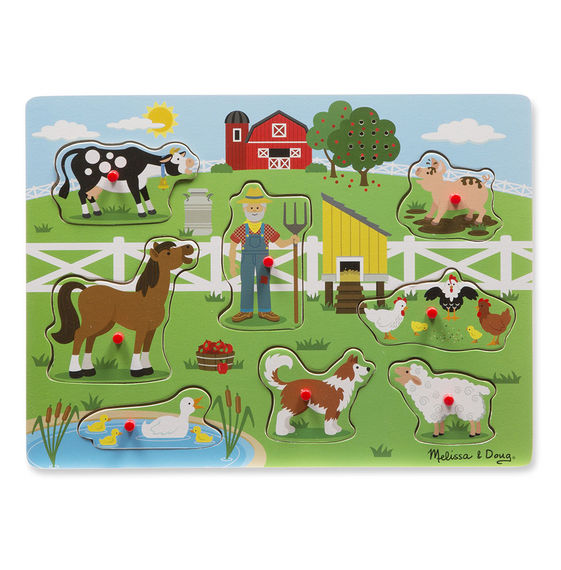 738 - Melissa & Doug Old McDonald's Farm Sound Puzzle