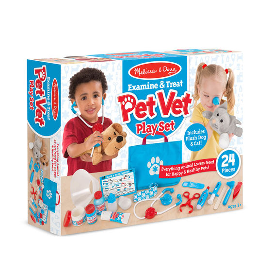 8520 - Melissa & Doug Examine and Treat Pet Vet Play Set