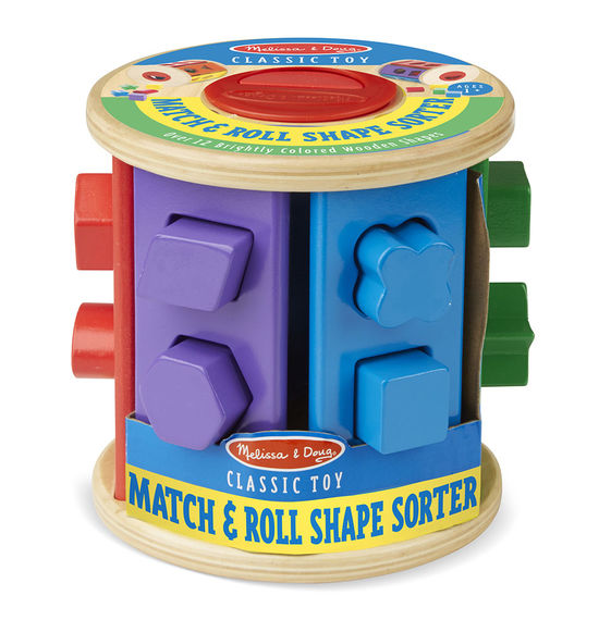 9041 - Melissa & Doug Match & Roll Shape Sorter