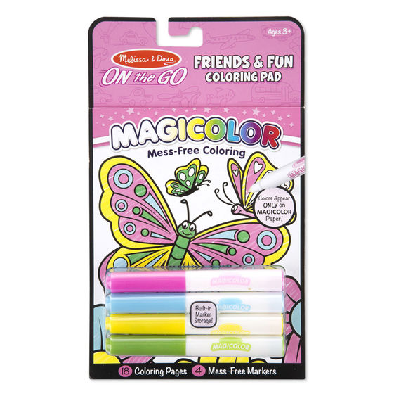 9134 - Melissa & Doug Magicolor On-the Go Friends & Fun Coloring Pad