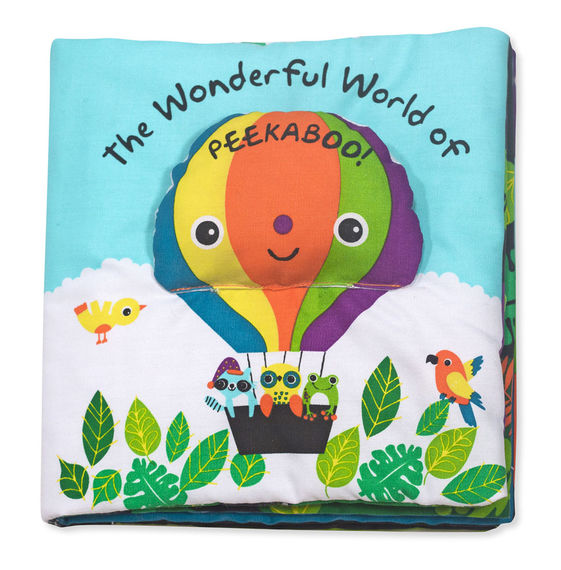 9208 - Melissa & Doug Soft Activity Book - The Wonderful World of Peek-a-Boo!