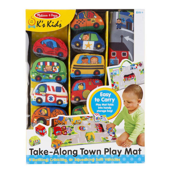 9214 - Melissa & Doug Take-Along Town Play Mat