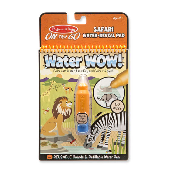 9441 - Melissa & Doug Water WOW! Safari Water Reveal Pad - On-the-Go Travel Activity