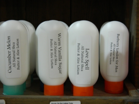 All Natural Shea Butter & Aloe Lotion Tubes