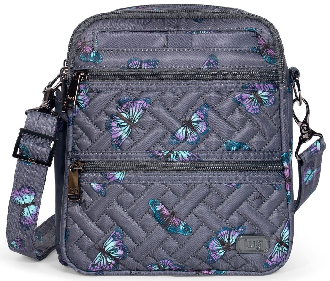 LUG - Can Can XL - Fresh & Functional Convertible Crossbody - Butterfly Grey