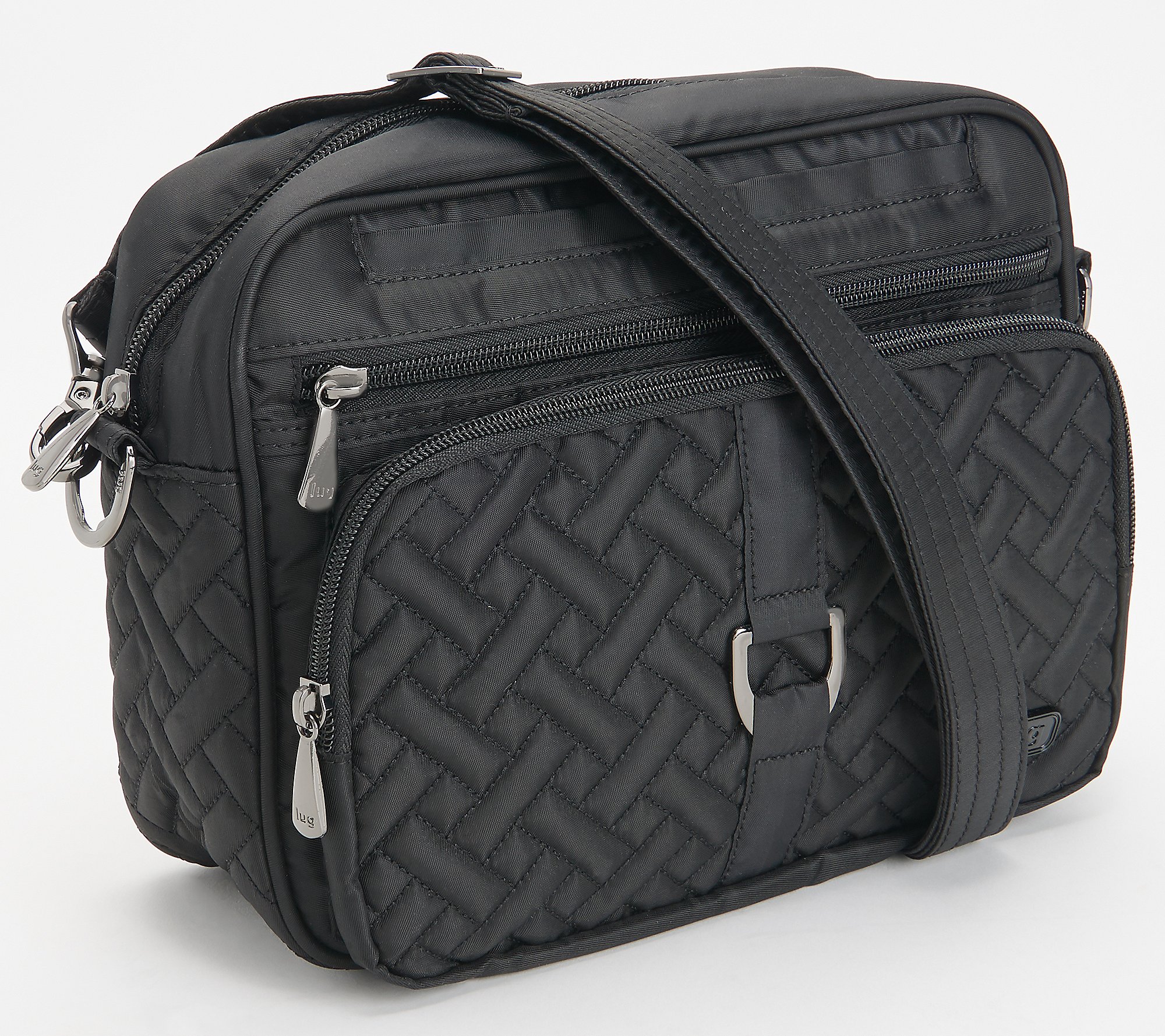 LUG Carousel XL Day Bag, Purse Black Planktown Hardware & More