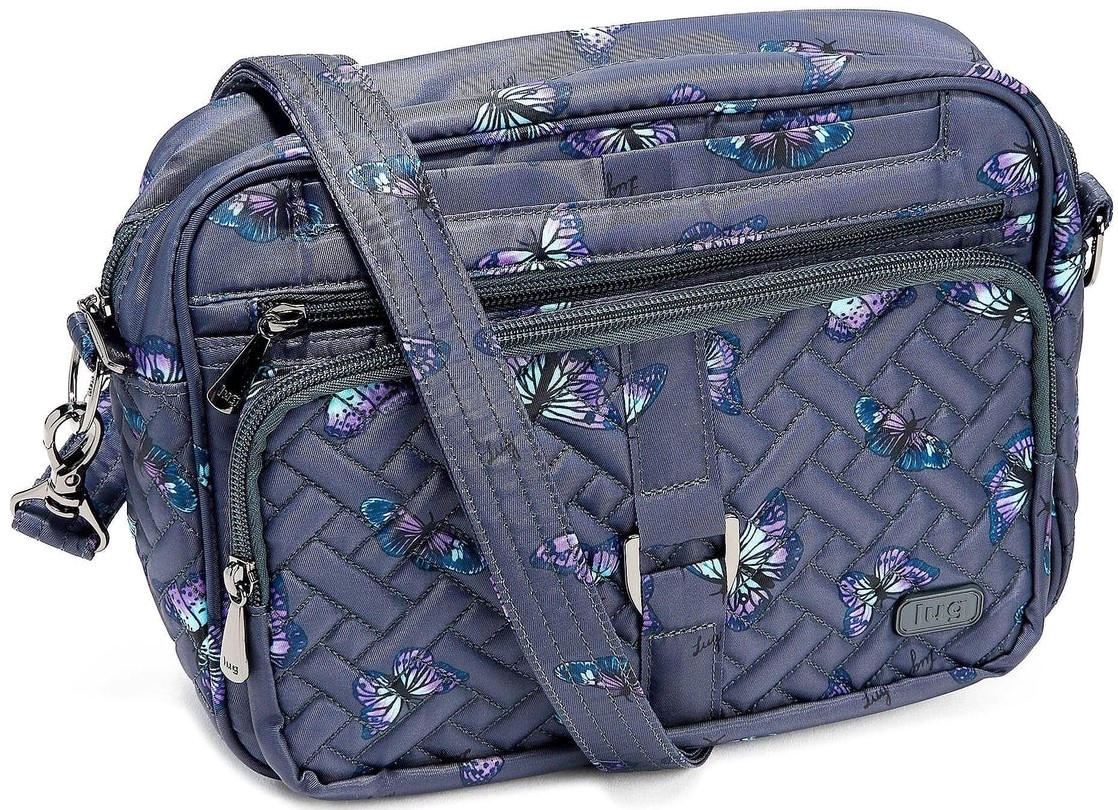 LUG - Carousel XL - Day Bag, Purse - Butterfly Grey