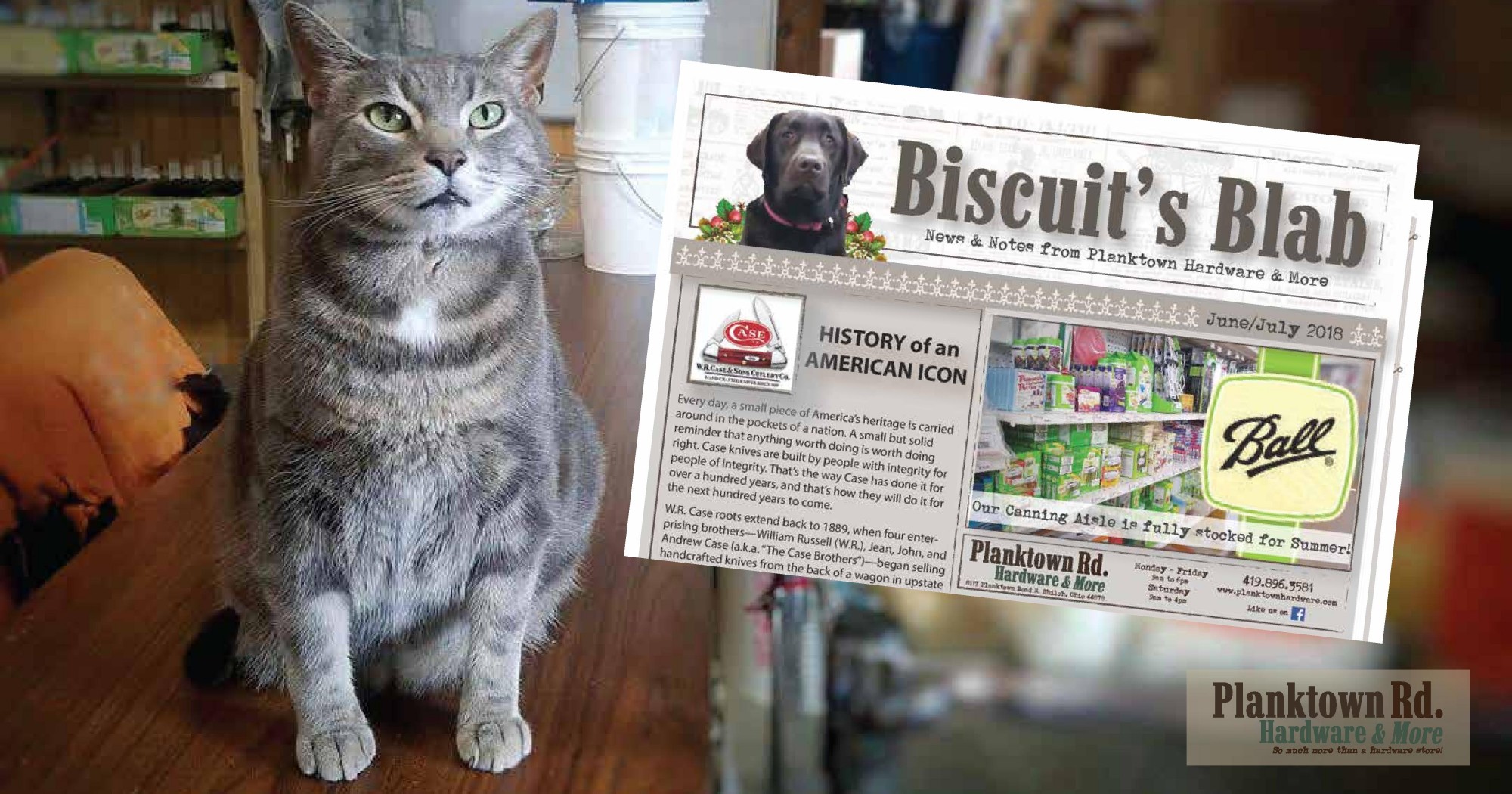 June/July 2018 Biscuit's Blab Newsletter