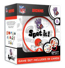 Leanin' Tree/Masterpieces Game - #CLB3160 NFL Cleveland Browns Spot It! Card Game
