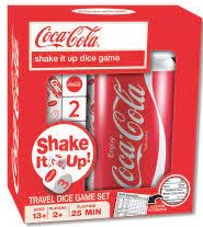 Leanin' Tree/Masterpieces Game - #42073 Coca-Cola Shake it Up! Travel Dice Game