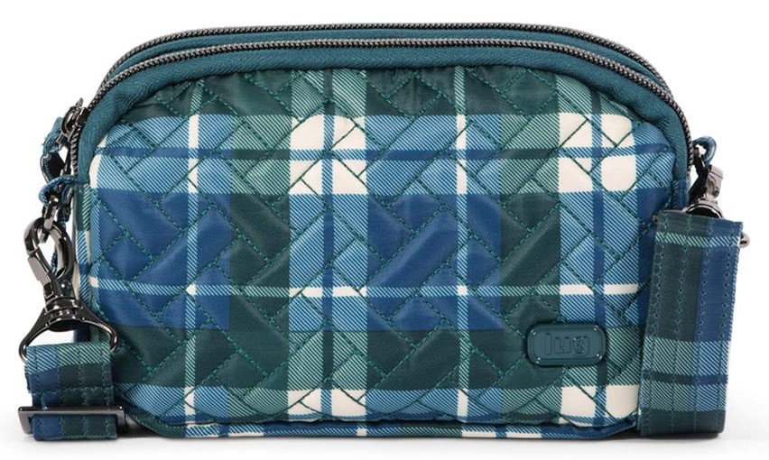 LUG - Coupe - Compact Crossbody, Belt Bag - Flannel Plaid Navy