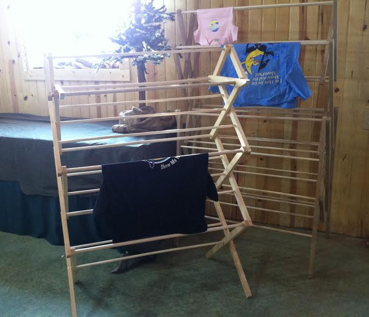 Wooden Clothes Drying Racks - Planktown Hardware & More