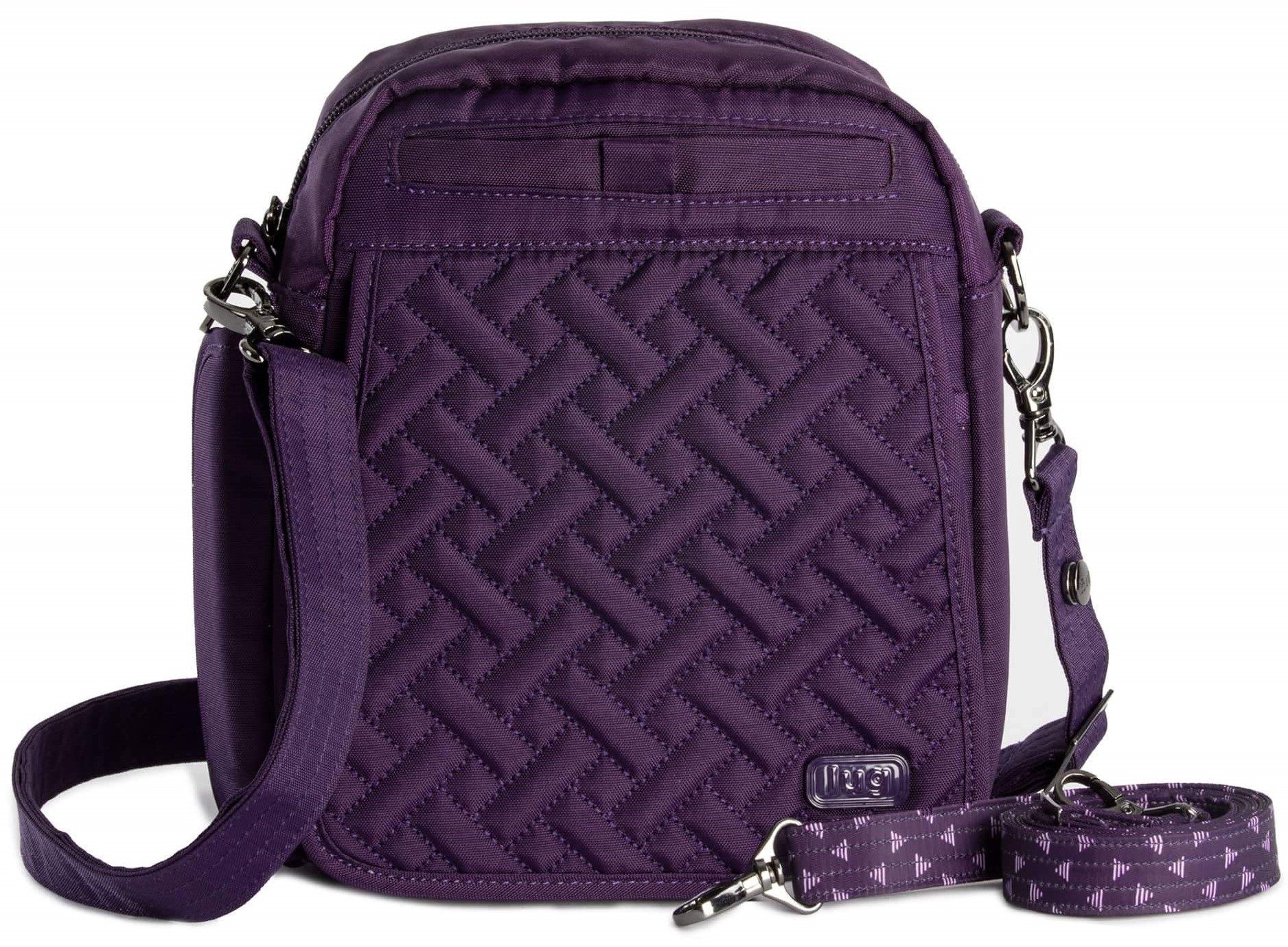 leather quilted backpack